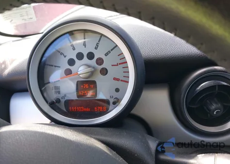 2007 Mini Cooper z USA, uszkodzony, nr VIN WMWMF33597TT58390